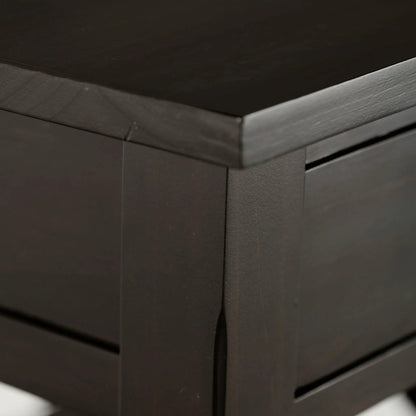 Kitchener Console Table by Unique Piece Furniture in dark finish with visible grain on Tampa Home & Garden Store