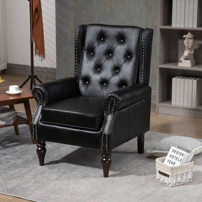 Comfortable and Modern Armchair With Wood Legs