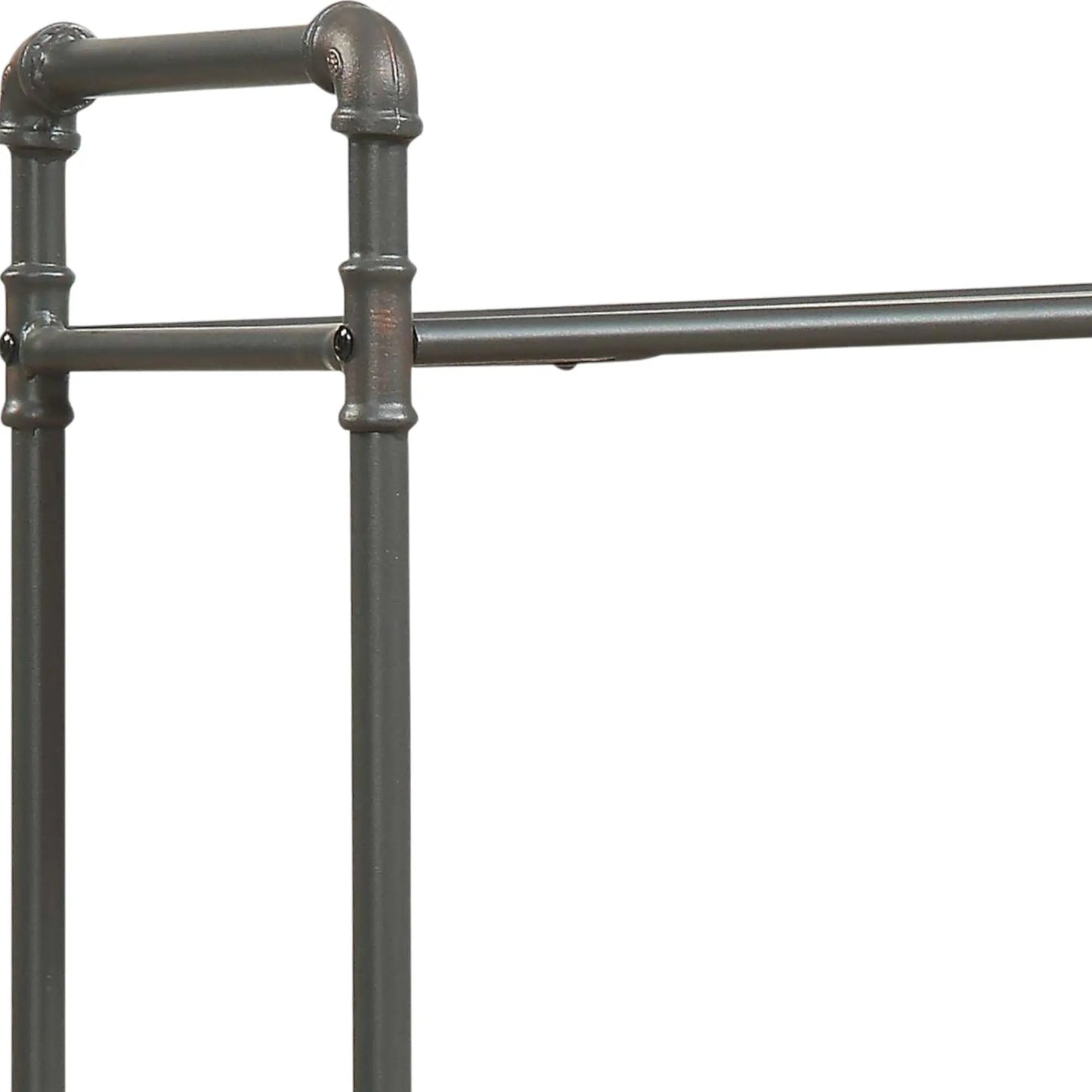Itzel - Bookshelf metal pipe frame in gunmetal gray by Unique Piece Furniture on Tampa Home & Garden Store