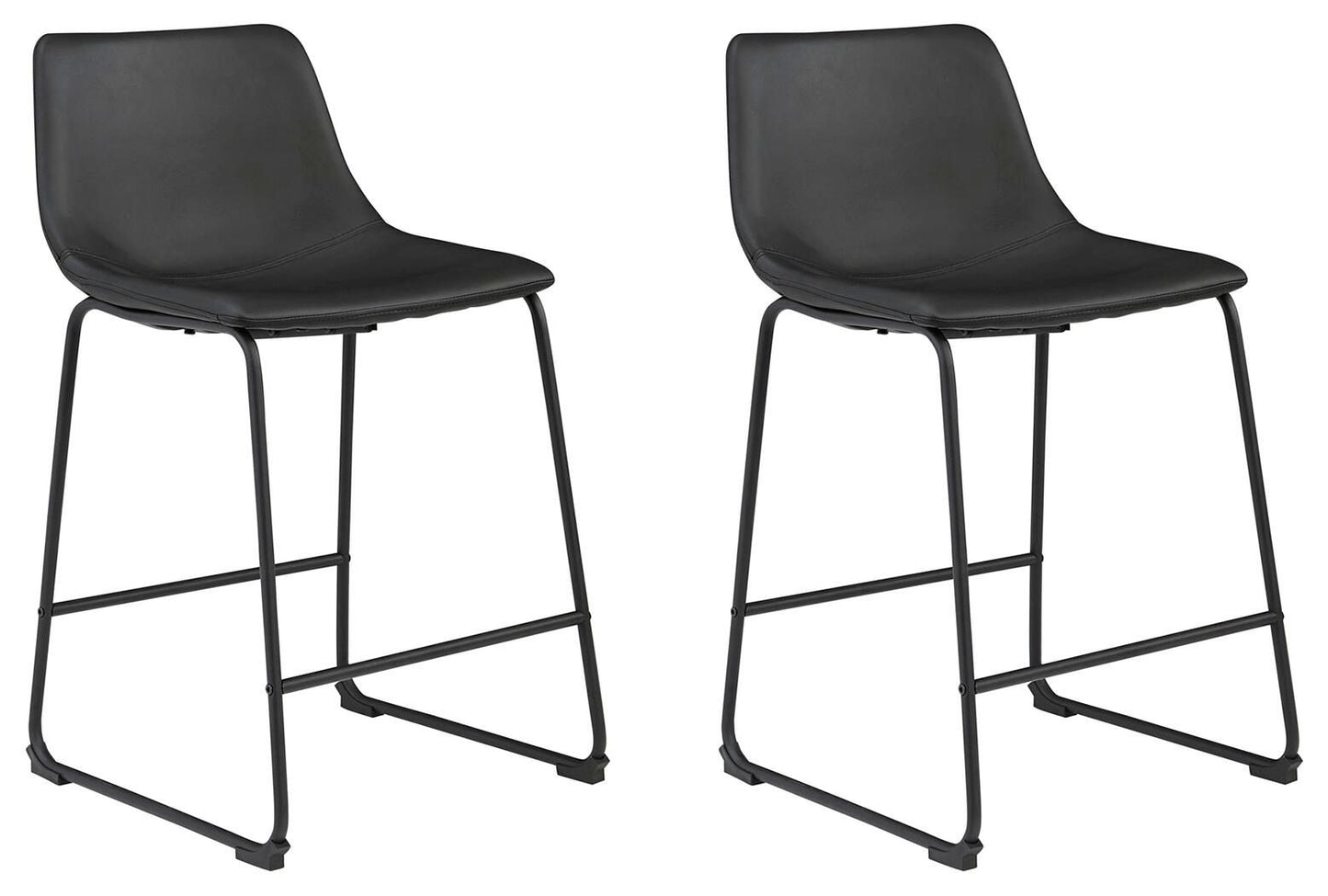 Centiar Upholstered Barstool Set of Two Dining