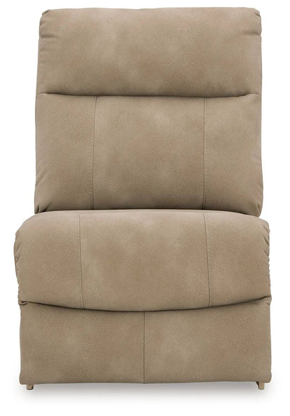 Next-Gen Durapella reclining sectional in tan upholstery by Unique Piece Furniture on Tampa Home & Garden Store