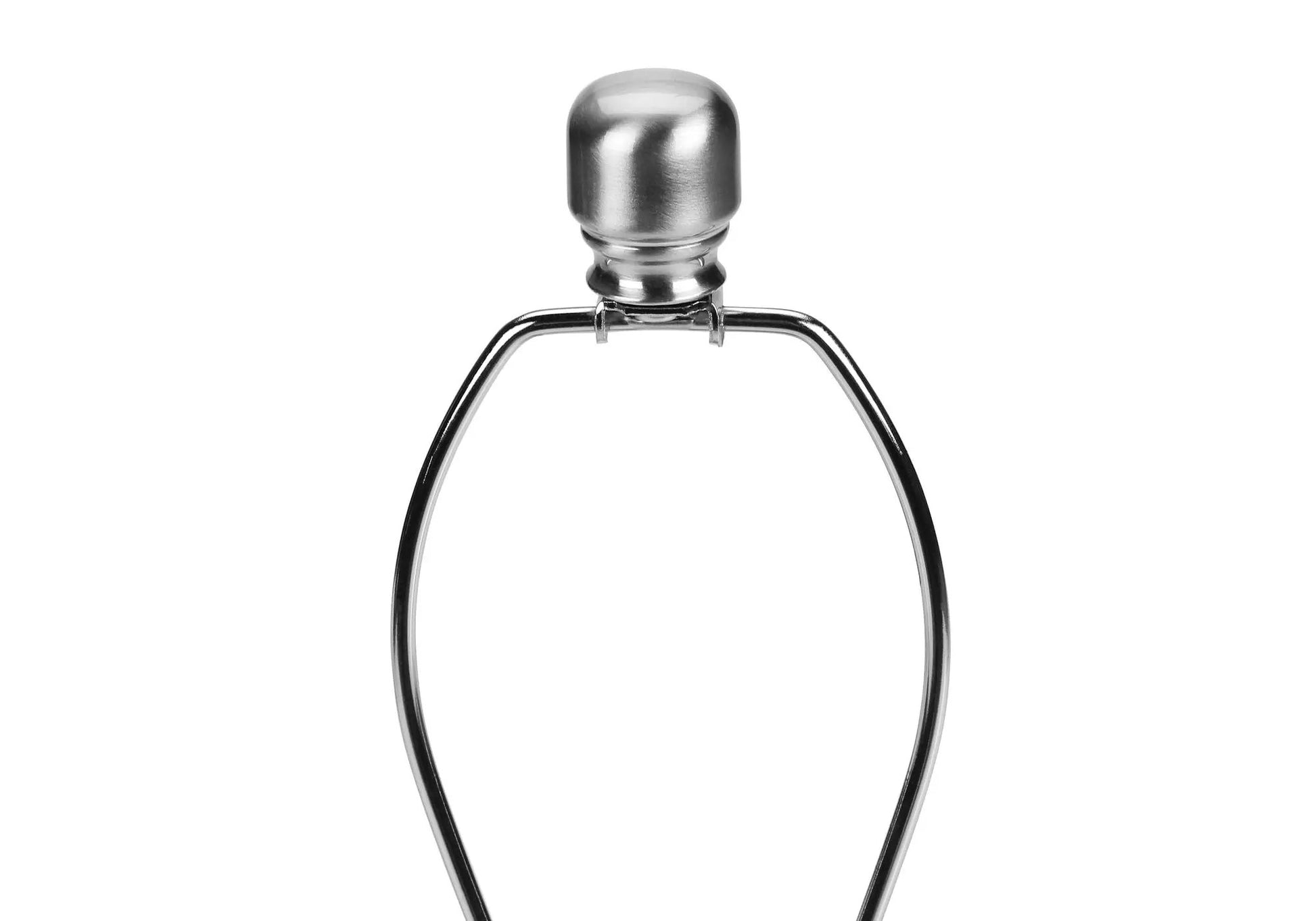 Table lamp chrome metal frame with round socket bulb holder Unique Piece Furniture on Tampa Home & Garden Store