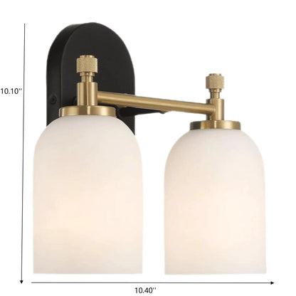 Vortex 2-Light Vanity Sconce for Bathroom Mirror