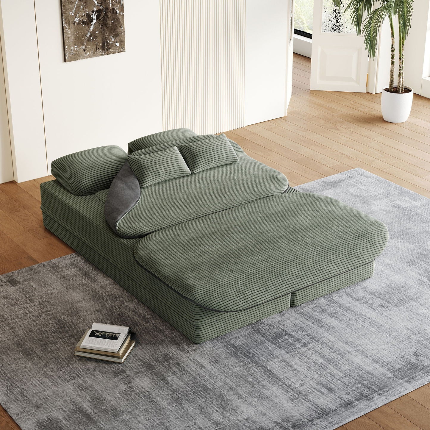Multi Functional Foldable Sofa Bed and Blanket