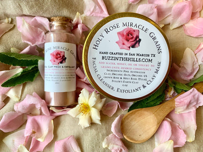 Holy Rose Miracle Grains Face Mask & Exfoliant