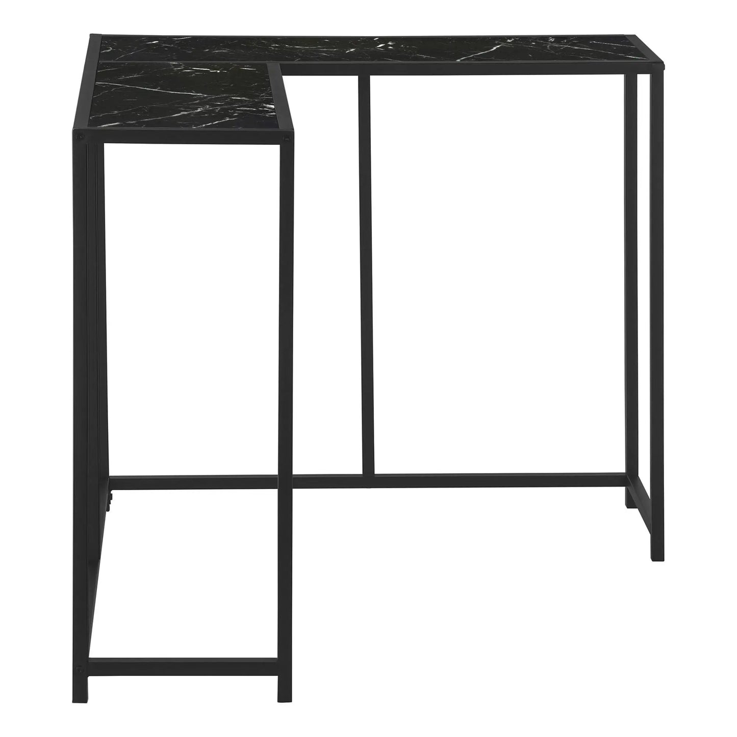 Corner Console Table With L Shaped Design