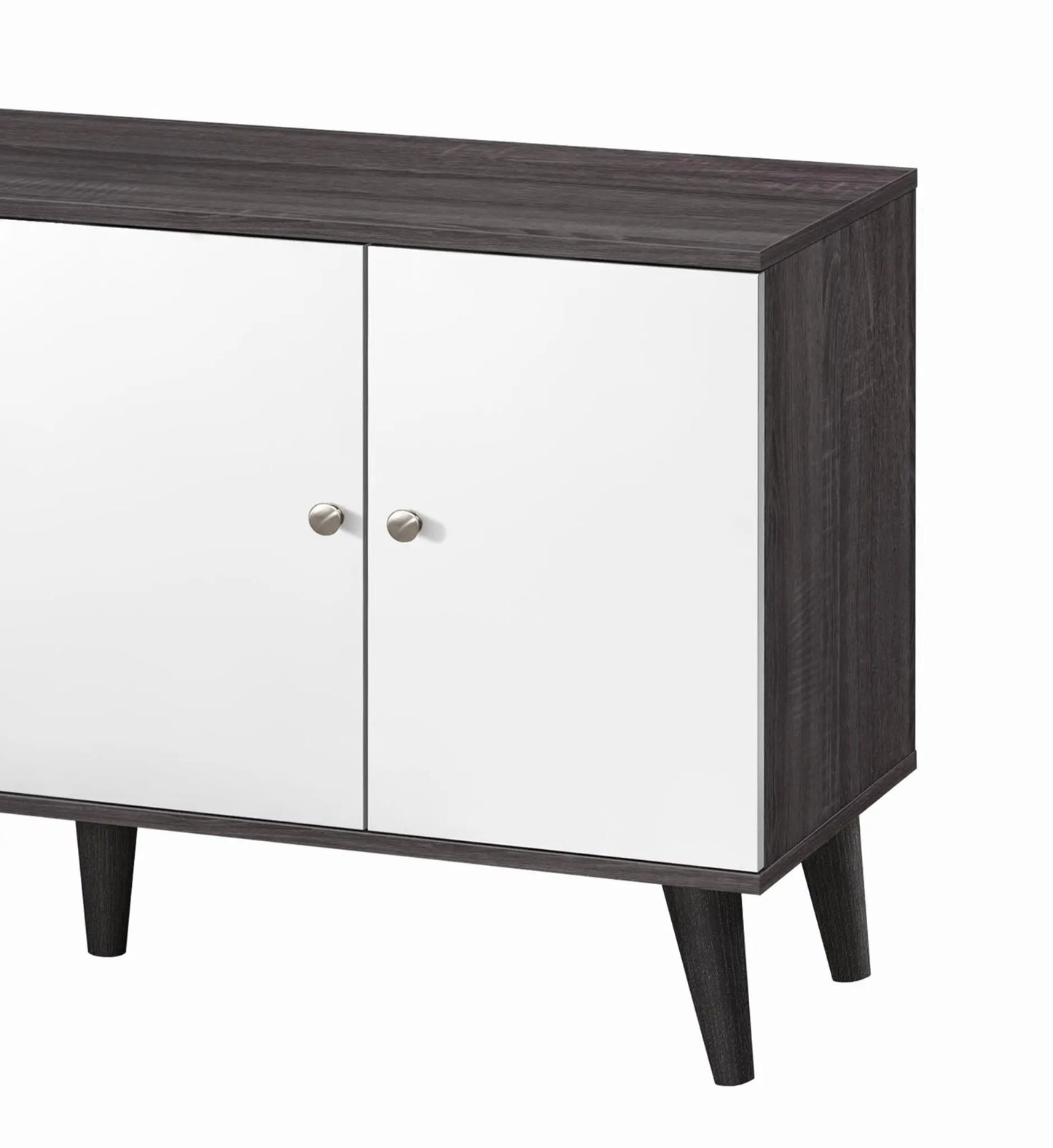 Amidon TV Stand With Storage Shelves and Cabinet