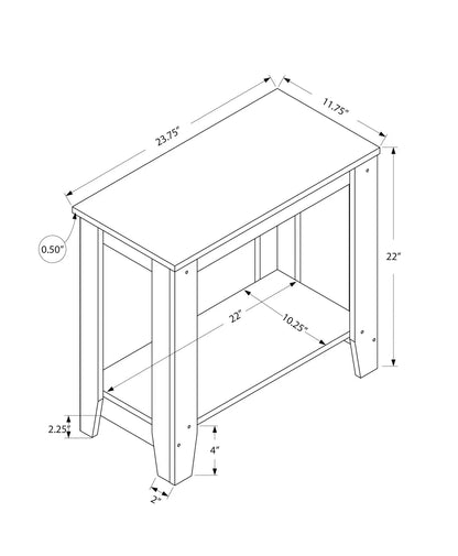 Accent Side Table in Transitional Style Design