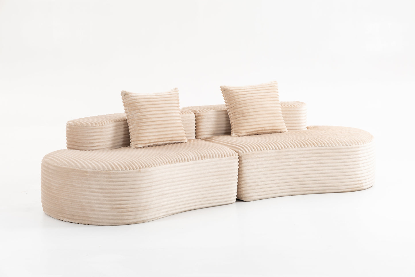 Compressed Corduroy Cloud Couch And The Pillows