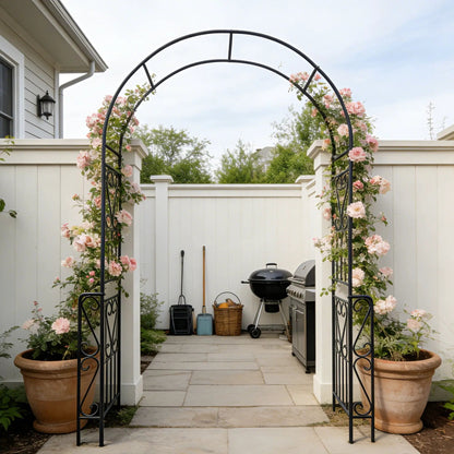 Metal Garden Arch Trellis for Climbing Roses