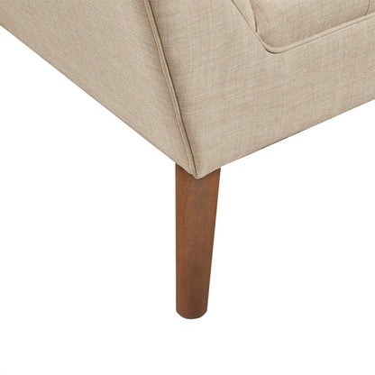 Lounge Chair With Button Tufting Mid Century