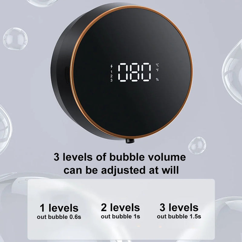 Soap Dispenser Touchless Automatic USB Liquid Foam Machine Wall-mounted Infrared Induction Hand Washer Sanitizer Tool - Tampa Home & Garden Store
