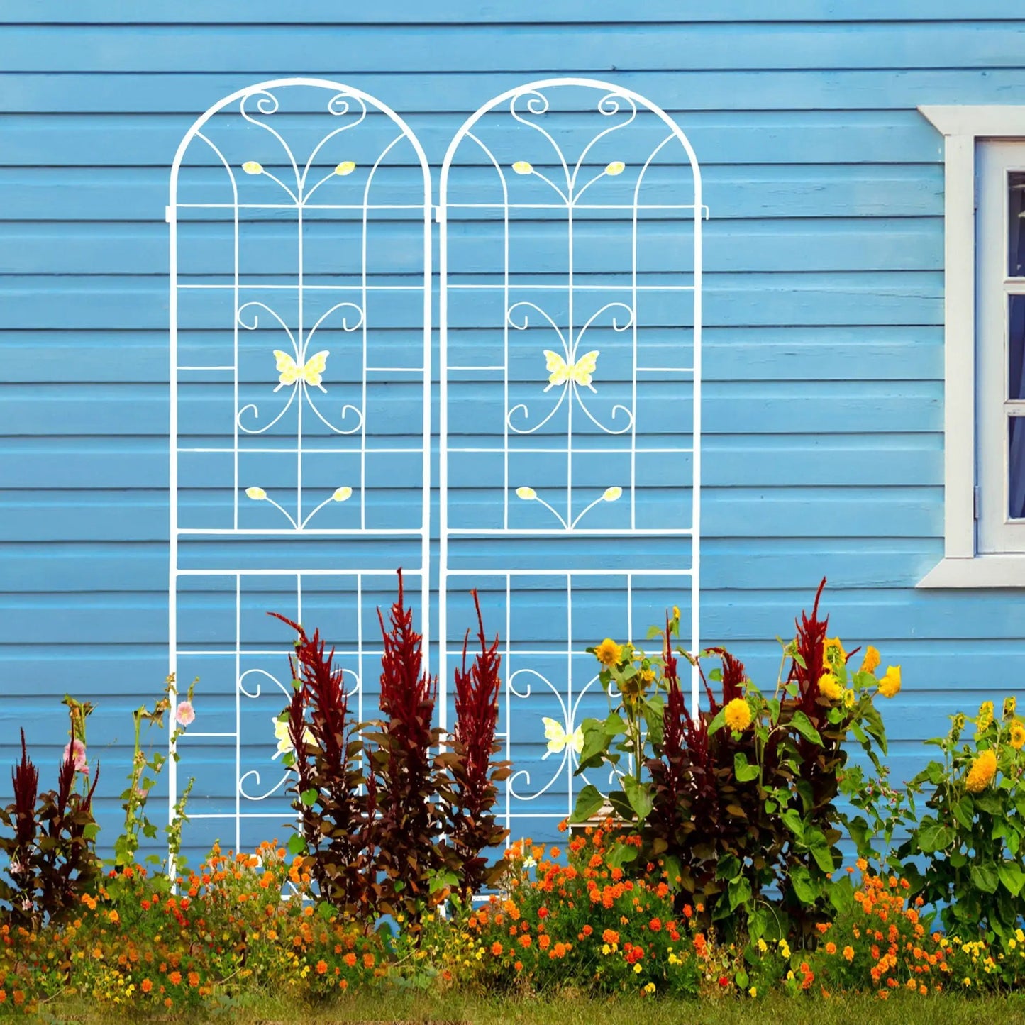 Garden Metal Trellis for Climbing Plants