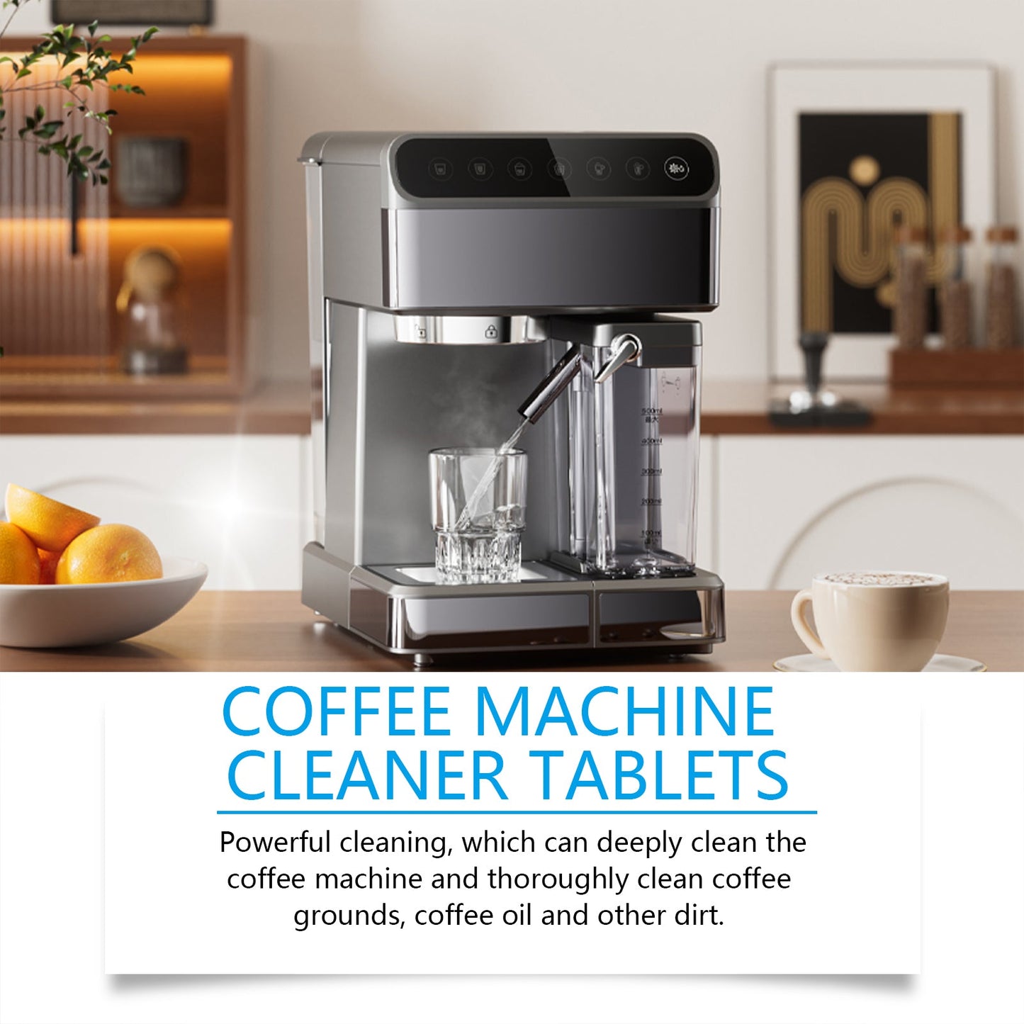 Coffee Machine Descaling Cleaning Tablets, Dirt And Oil Stains Clean Keep Kitchen Equipment Sanitary Effervescent Tablets - Tampa Home & Garden Store