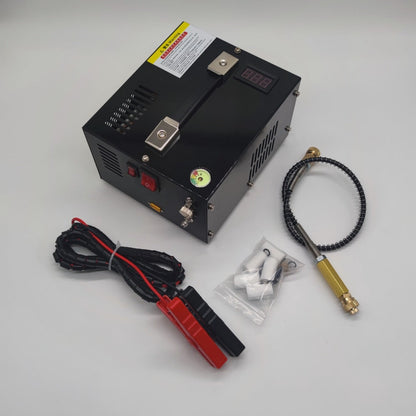 Car 12V Electric High-Pressure Air Compressor 30MPA Diving Breathing Pump 4500PSI