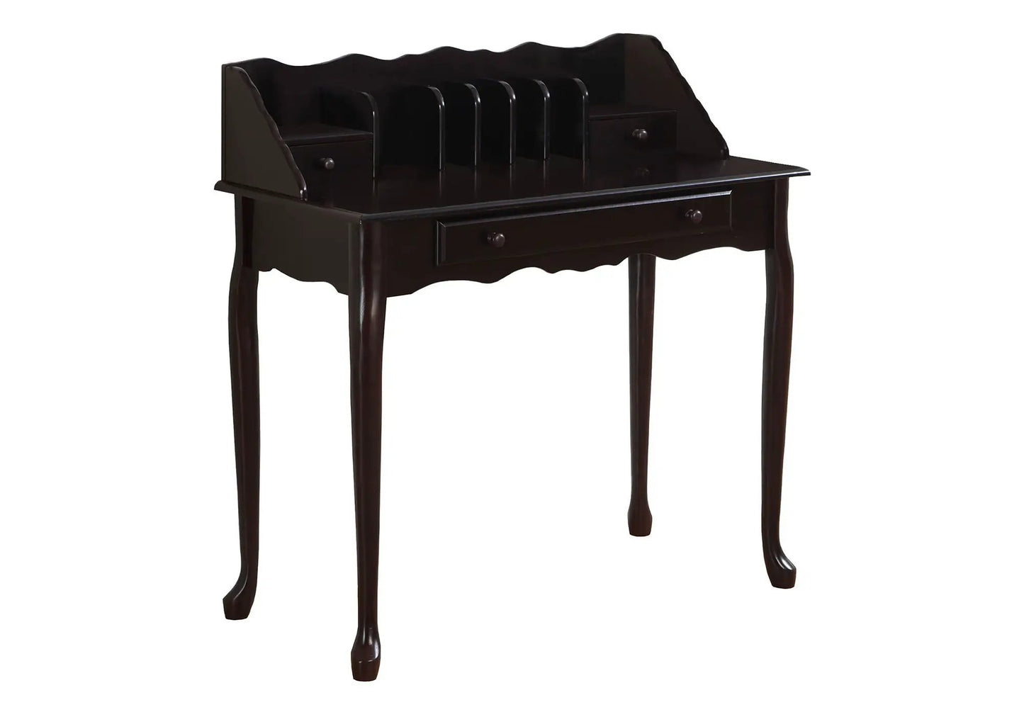 Computer desk for home office dark espresso wood with drawers Unique Piece Furniture on Tampa Home & Garden Store