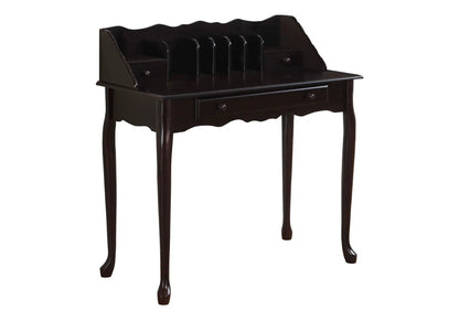 Computer desk for home office dark espresso wood with drawers Unique Piece Furniture on Tampa Home & Garden Store