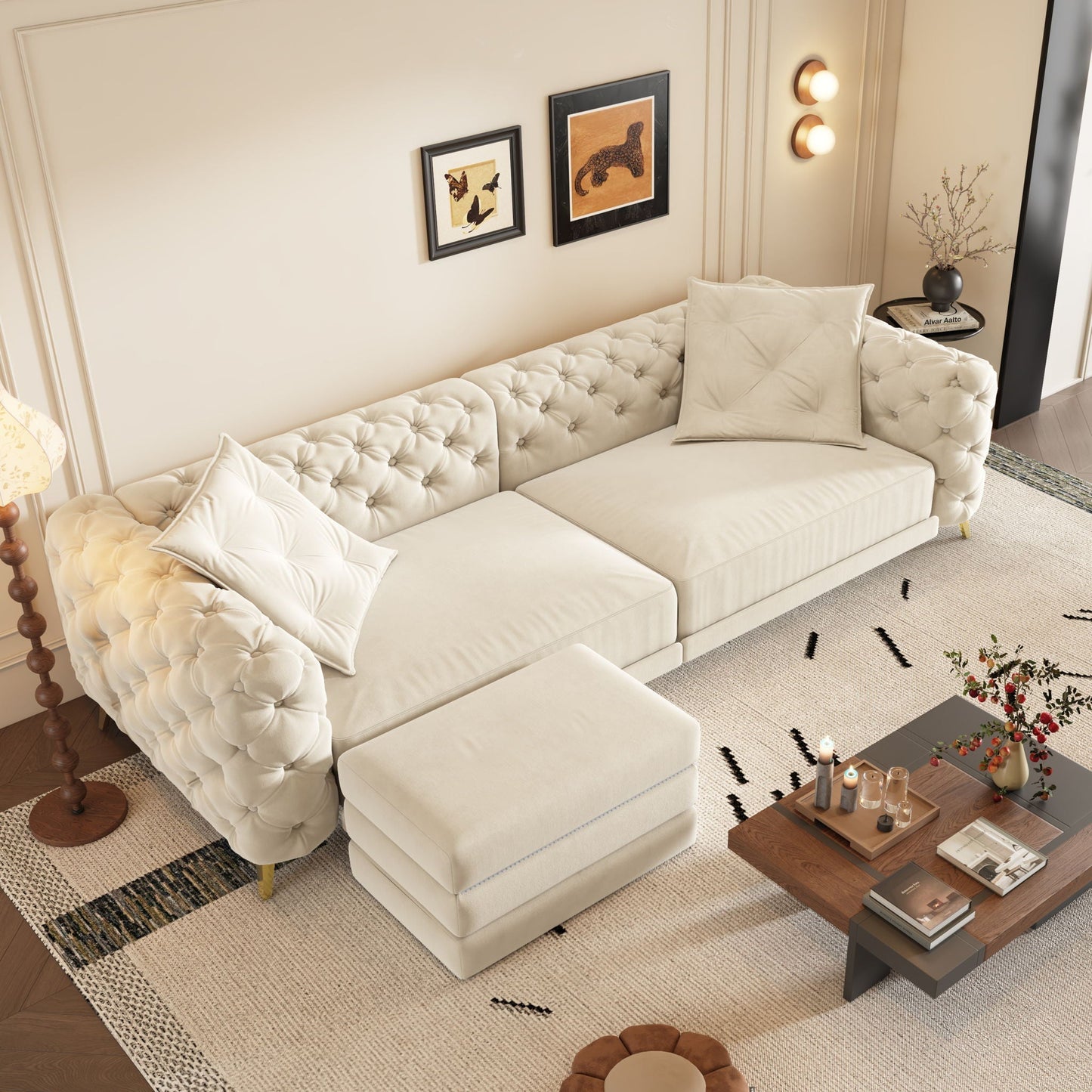 The 3 In 1 Convertible Sofa and Deep Seats