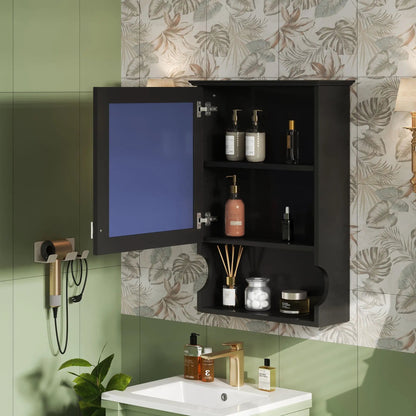 Wall Mounted Bathroom Cabinet with Mirror Hinges