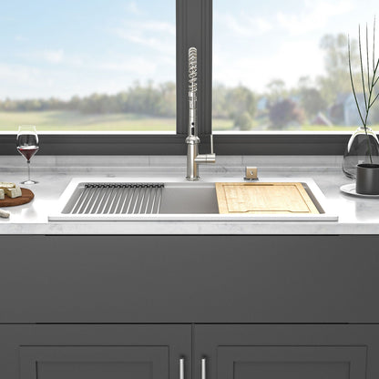 Quartz Composite Workstation Kitchen Sink
