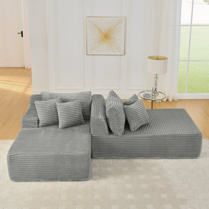 Premium Velvet Sofa And Lazy Lounge Chair