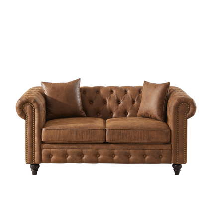 Contemporary Chesterfield Sofa and Tech Fabric