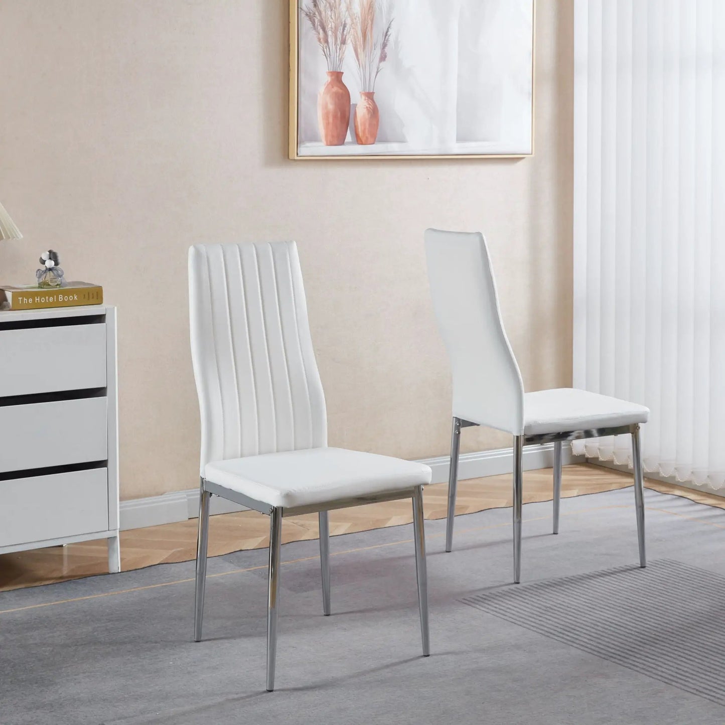 Minimalist Design Dining Chairs Set of 4