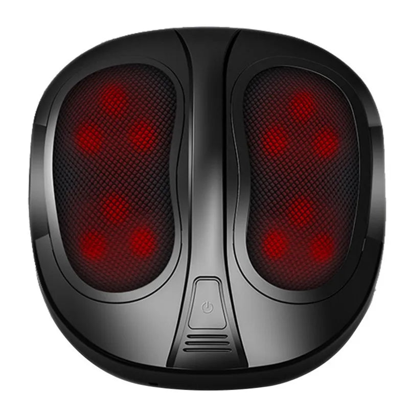 Electric Heat Electric Deep Foot Massager With Heat Pain Relief Foot Circulation Stimulator Massage Machine - Tampa Home & Garden Store