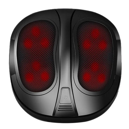Electric Heat Electric Deep Foot Massager With Heat Pain Relief Foot Circulation Stimulator Massage Machine - Tampa Home & Garden Store