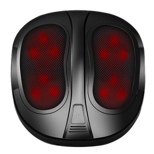 Electric Heat Electric Deep Foot Massager With Heat Pain Relief Foot Circulation Stimulator Massage Machine - Tampa Home & Garden Store