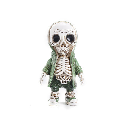 Halloween Decoration Skeleton Doll Resin Craft Decoration Home Bookshelf Art Creative Decoration - Tampa Home & Garden Store