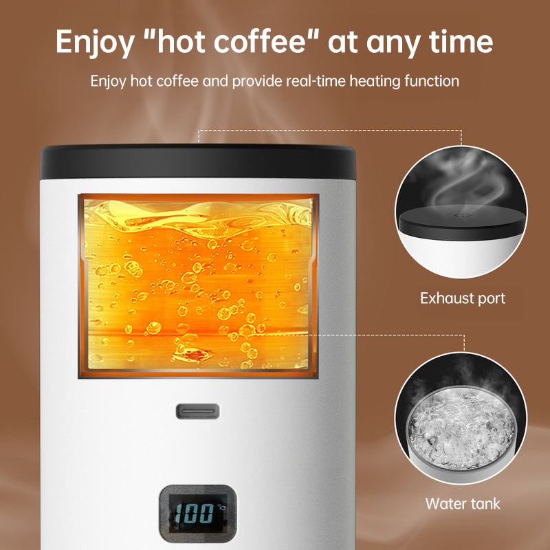 Portable Wireless 3-in-1 Espresso Maker, 7800mAh, Car/Home/Camping, Ground/Capsule Coffee. - Tampa Home & Garden Store