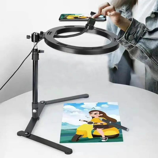 Ring Light for YouTube Selfie with Tripod Stand round ring with phone clamp VIP Digital Presence on Tampa Home & Garden Store