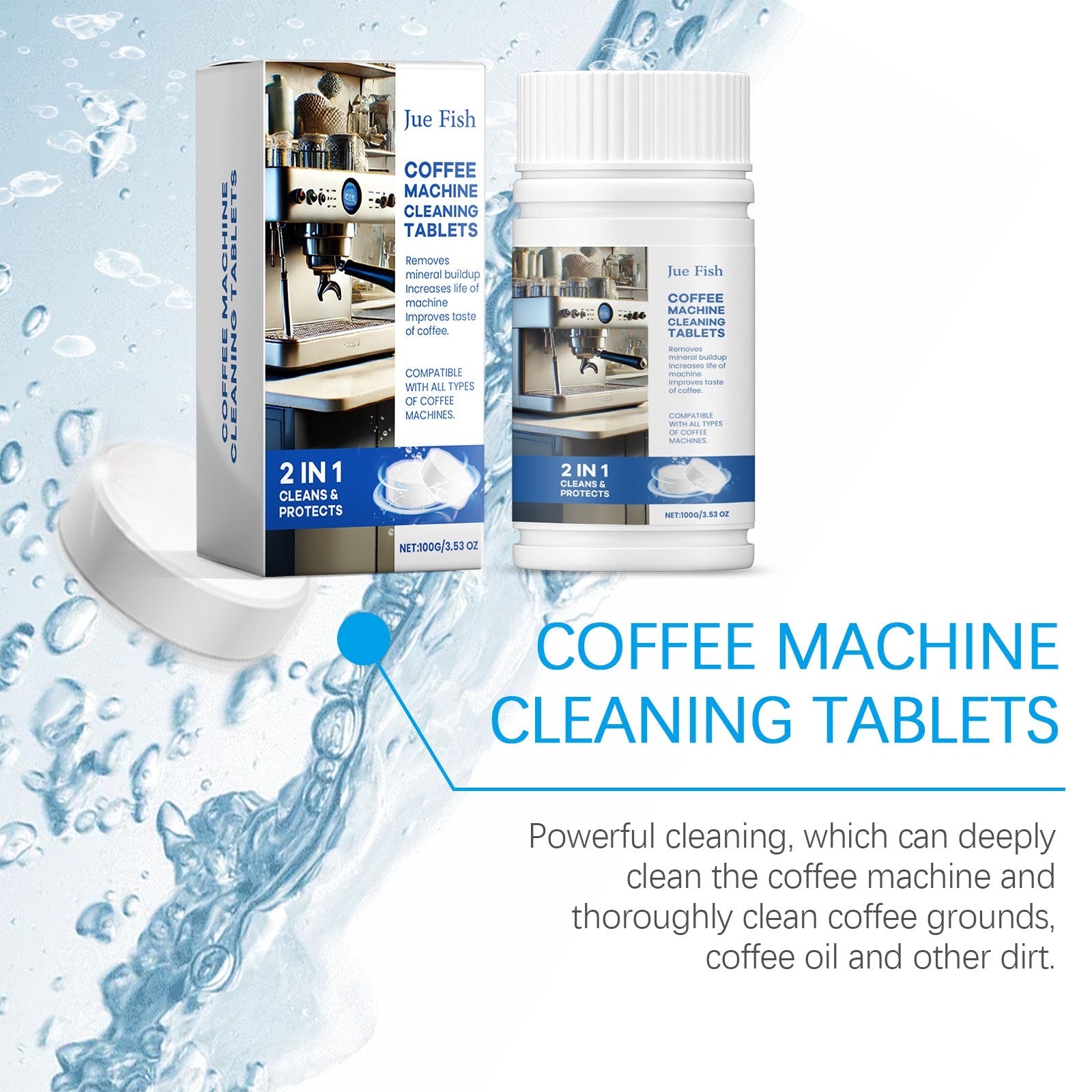 Coffee Machine Cleaning Sheet, Clean Coffee Machine Filter To Remove Dirt Stains Maintenance Refurbished Cleaning Sheet - Tampa Home & Garden Store