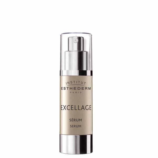 Institut Esthederm Excellage face serum bottle with silver pump and beige label 30ml on Tampa Home & Garden Store