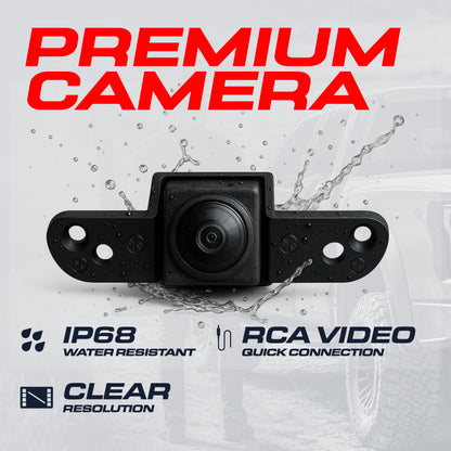 Black replacement tailgate handle with backup camera for Nissan Armada (2004-2015) on Tampa Home & Garden Store