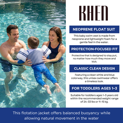 Baby Floating Jacket With Sleeves for Water Play