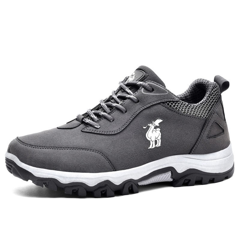 Stevvex men's athletic running shoe gray breathable upper white midsole black outsole on Tampa Home & Garden Store