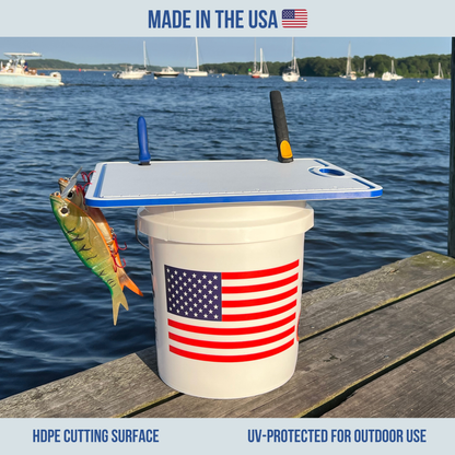 Trapski Rugged Fishing Bucket and Cooler Board