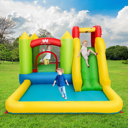 Inflatable Bounce House Water Slide Jump Bouncer without Blower - Tampa Home & Garden Store