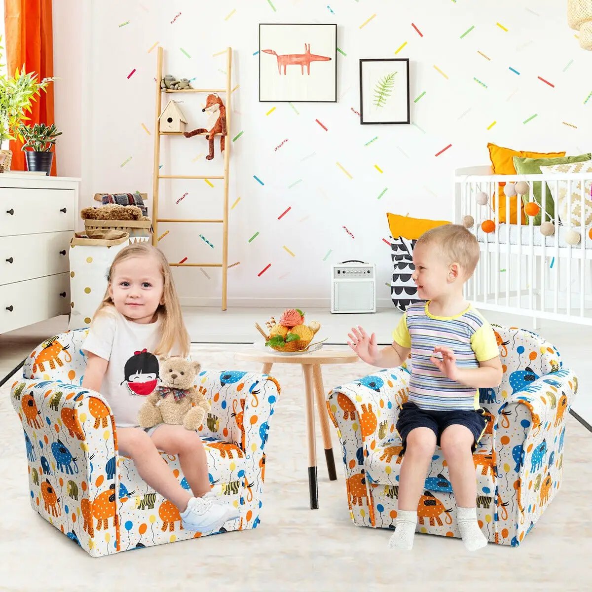 Foldable Baby Walker Removable Seat and Height