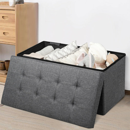 31.5 Inch Fabric Foldable Storage with Removable Storage Bin - Tampa Home & Garden Store