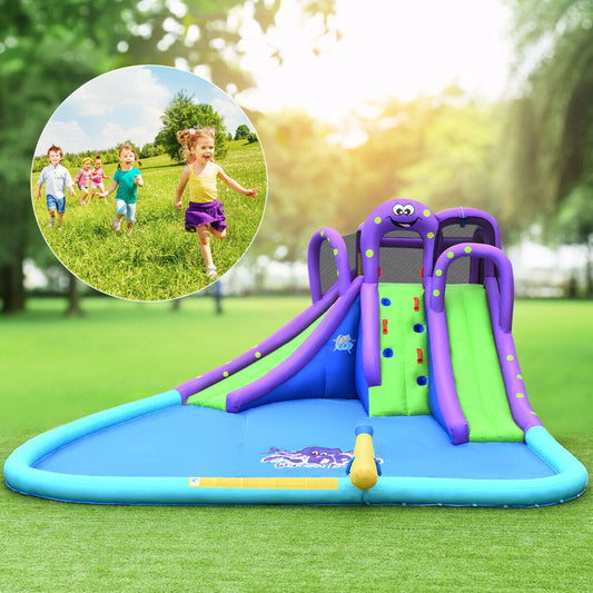 Inflatable Water Park Mighty Bounce House with Pool and 780W Blower - Tampa Home & Garden Store