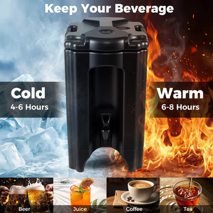 4.4 Gallons Insulated Beverage Dispenser Faucet