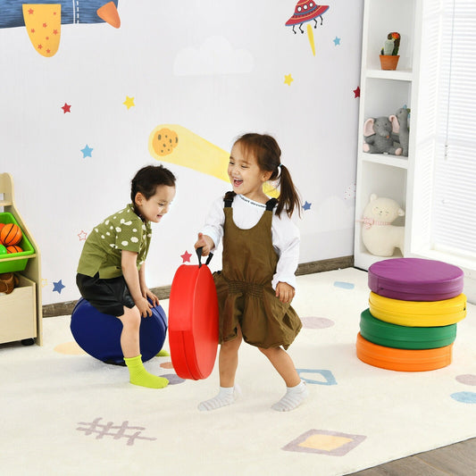 6 Pieces 15 Inch Round Toddler Floor Cushions - Tampa Home & Garden Store