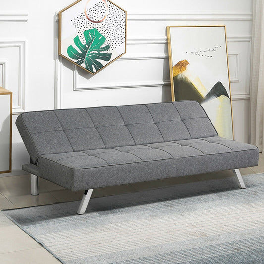 3-Seat Convertible Sofa Bed with High-Density Sponge for Living Room - Tampa Home & Garden Store