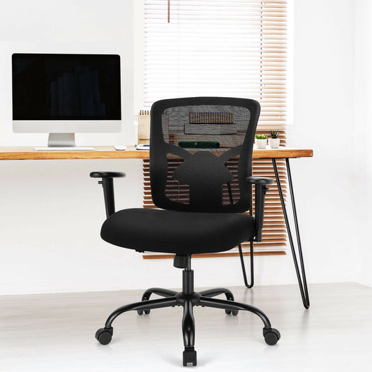 400LBS Mesh Big and Tall Office Chair Swivel Task Chair - Tampa Home & Garden Store