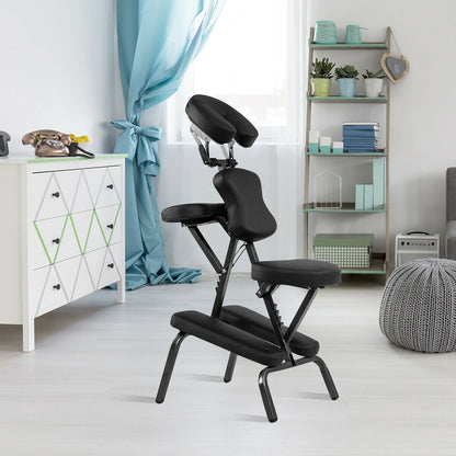 PU Leather Pad Travel Massage Chair with