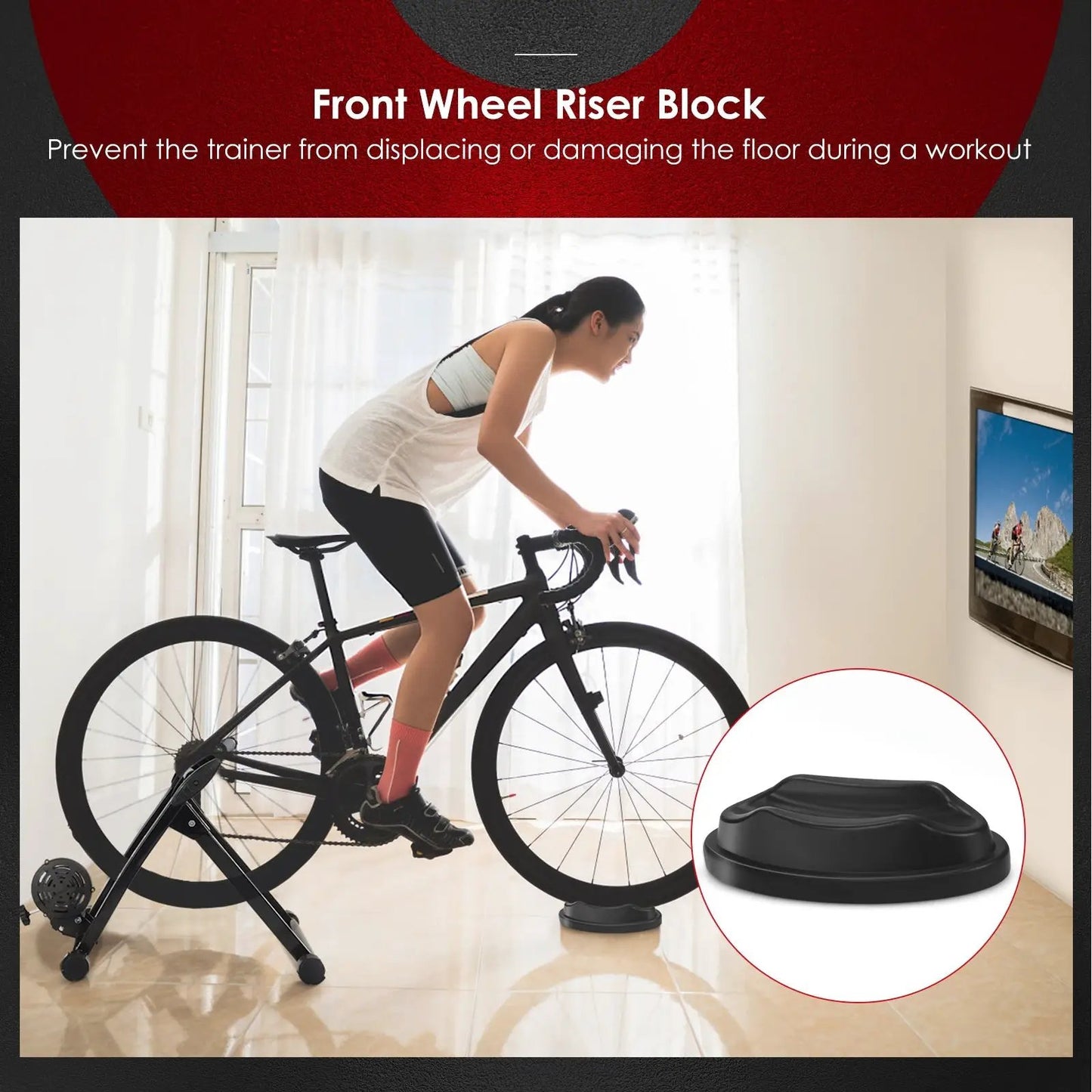 Folding Bike Trainer Stand For 26 To 28 Inches