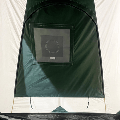 10'x10' Prota Canvas Tent by White Duck Outdoors, dark green canvas with interior pocket on Tampa Home & Garden Store